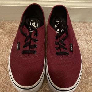 Maroon Vans